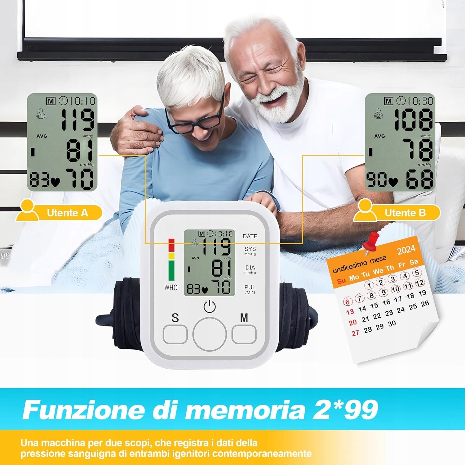 Electri-HQ LED shoulder blood pressure monitor, cuff 22-36 cm Medical device type accessories for a medical device or a product without an intended medical purpose