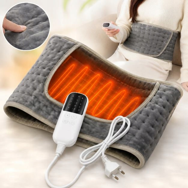 Electric Abdominal Heating Belt Back Rapid Heat 10 Levels Timer