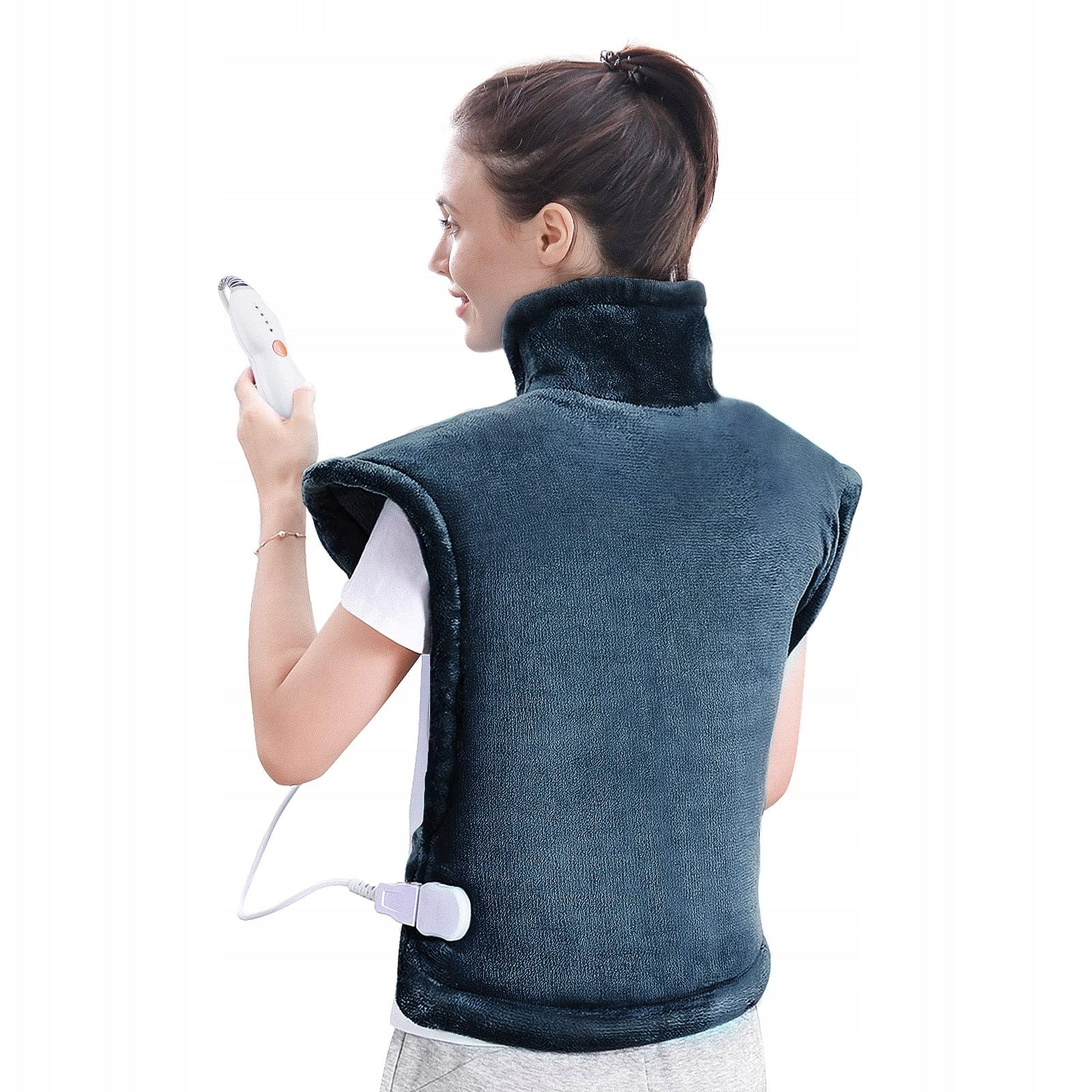 Electric Back Heating Pillow Shoulders Neck Electric BLANKET 85x60cm