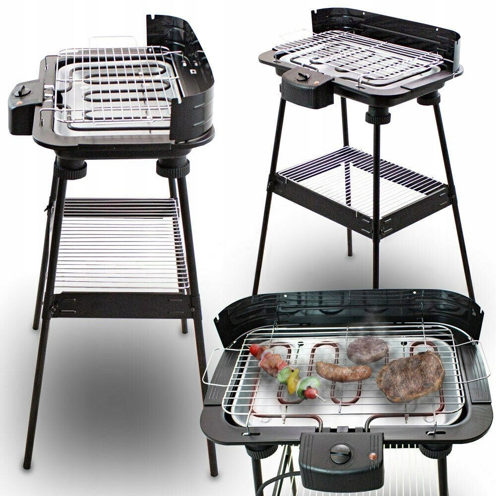 Electric Balcony Grill 2200W Freestanding Table for Terrace and Garden Power rating 2200 W