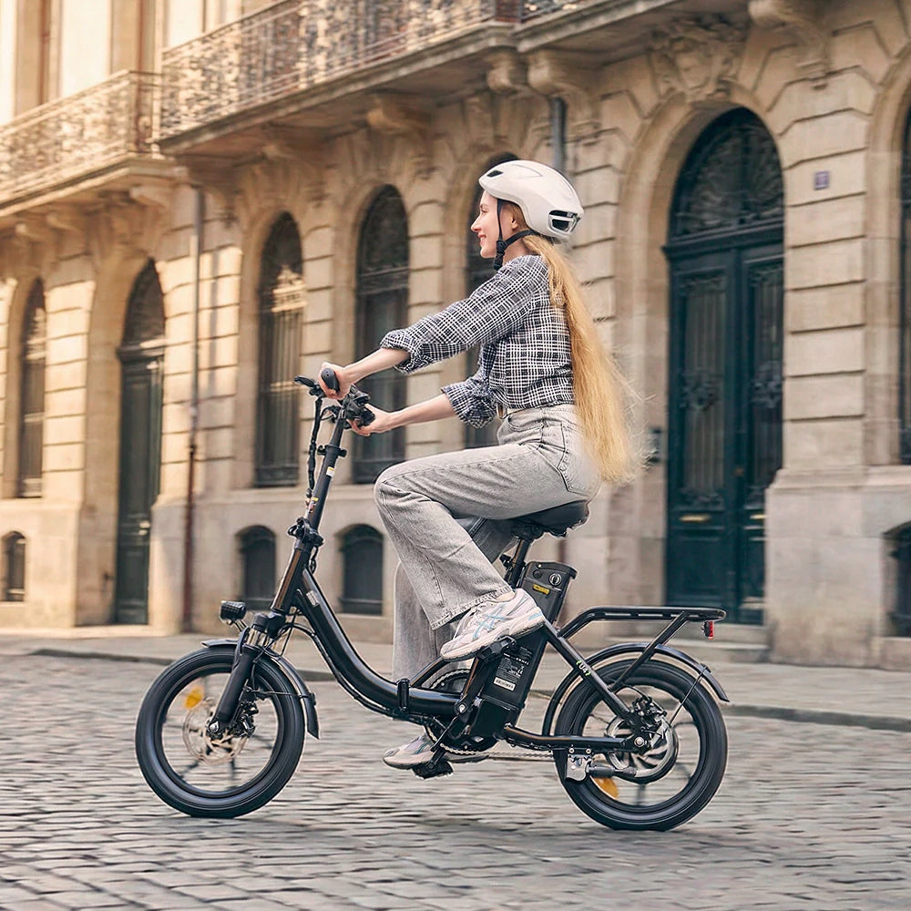 Electric Bike 16" Foldable city Commuting U4 36V10.4Ah 250W 25km/h E-Bike Foldability partially assembled, calibrated