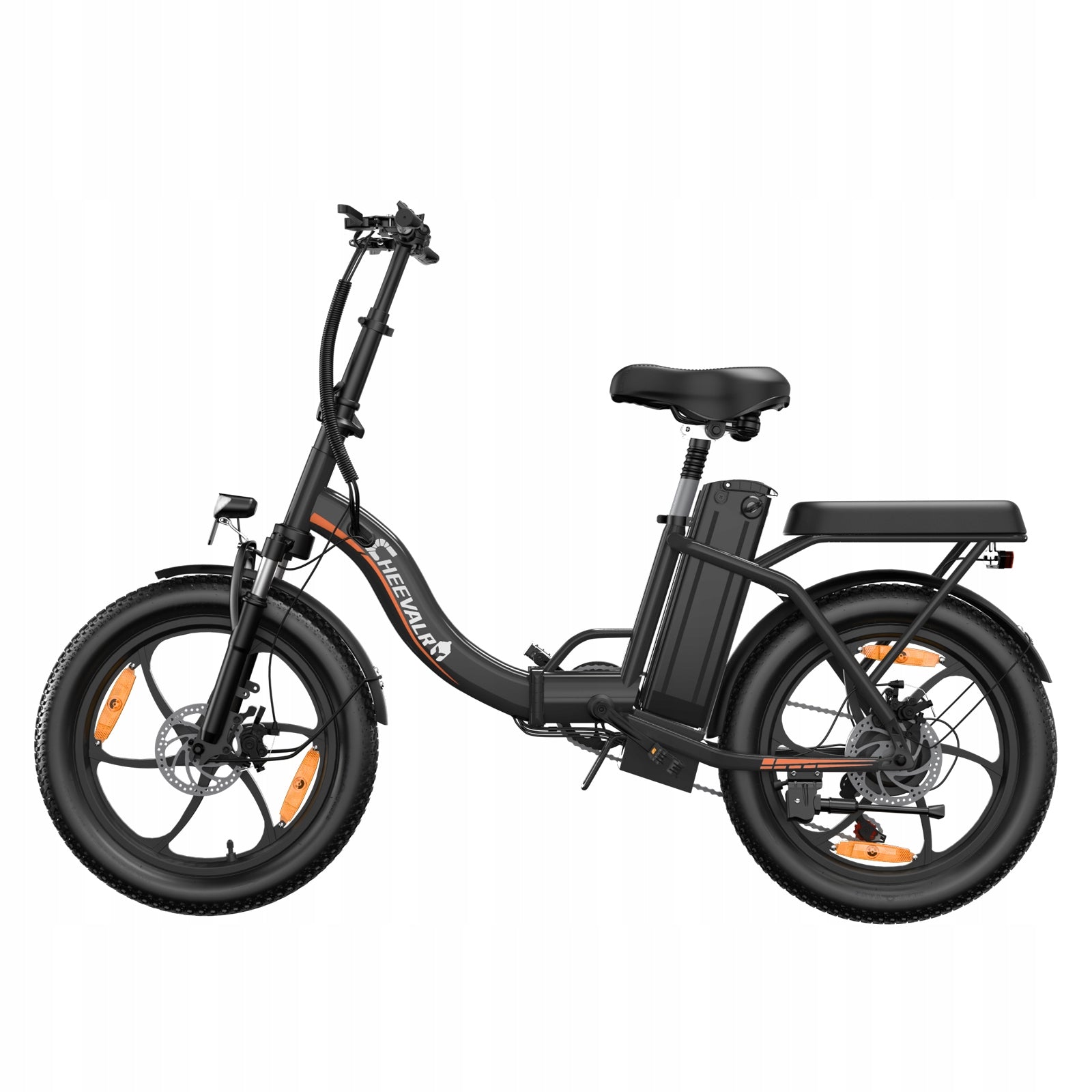 Electric Bike 250W 48V16AH 100HP 20" Fatbike Men's/Women's 7 Speed Foldability partially assembled, calibrated