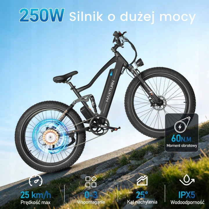 Electric Bike E-BIKE MAXTRON MX1 Male/Women 48V 25km/h 13Ah Wheels Brand no brand