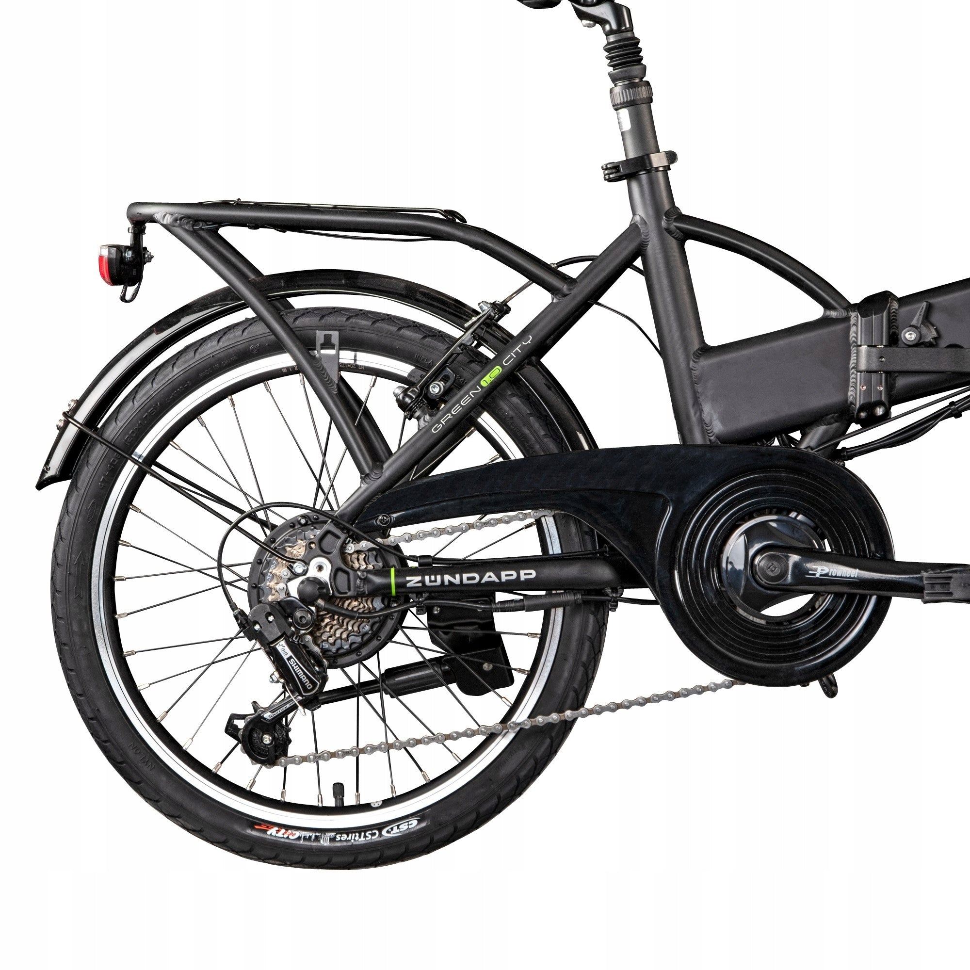 Electric Bike Folding 20 Shimano Assistance 3 Modes Revo Men's Women's Brand Zundapp