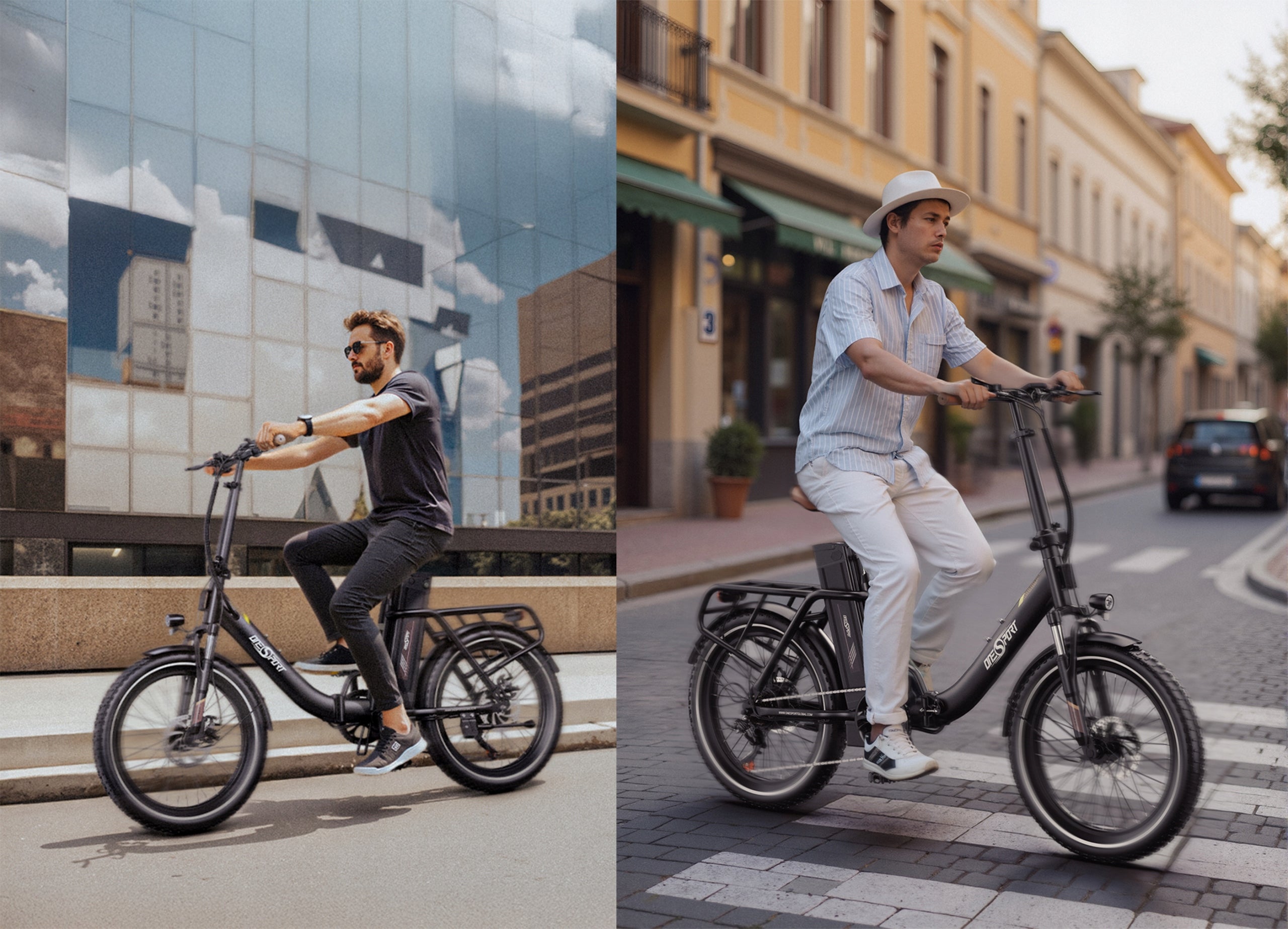 Electric Bike Folding ONESPORT OT16-2 250W 48V 17AH 120HP 20"Ebike APP Model OT16-2