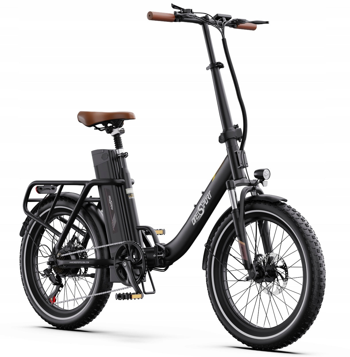 Electric Bike Folding ONESPORT OT16-2 250W 48V 17AH 120HP 20"Ebike APP Packaging status original