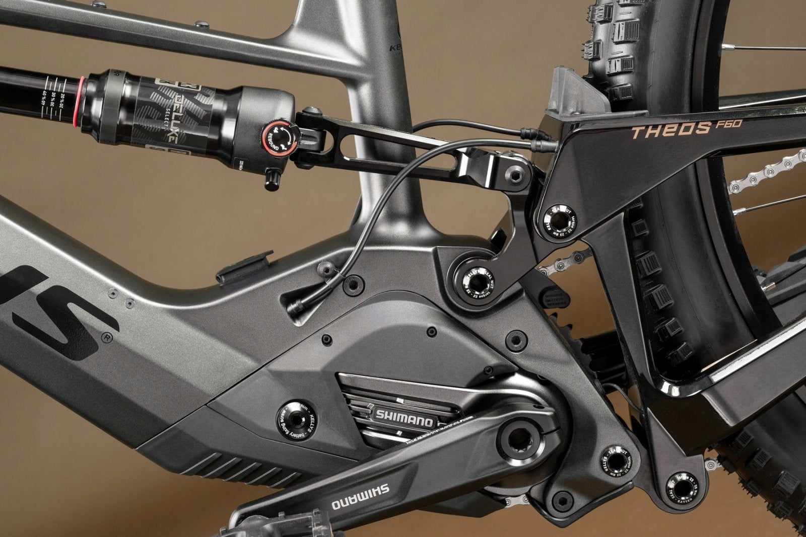 Electric Bike KELLYS THEOS F60 SH ANTHRACITE 29/27.5 725 Wh EP801 R.M Model Theos F60 SH