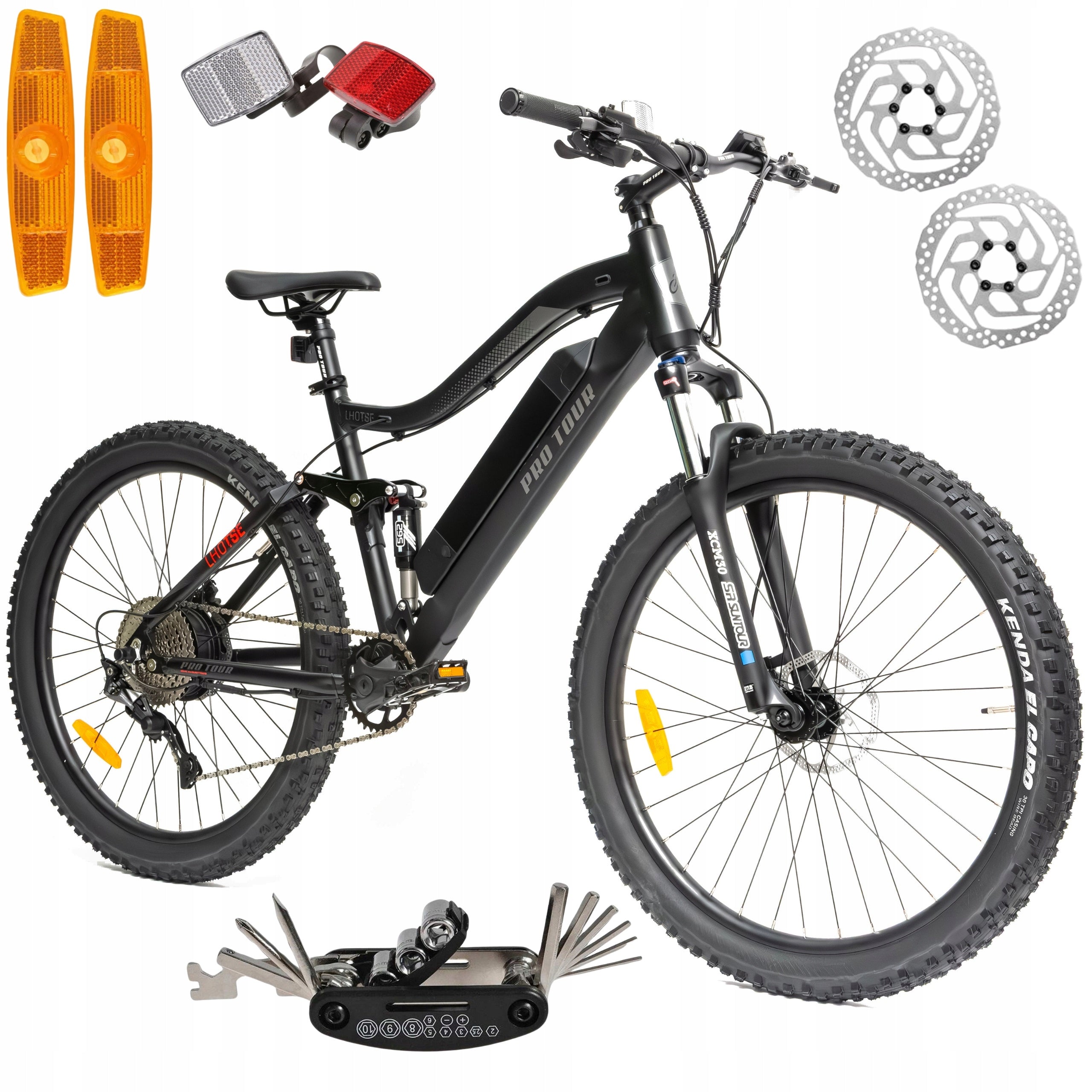 Electric Bike Women's Mountain Wheels 27,5" MTB Full Amory 250W LCD