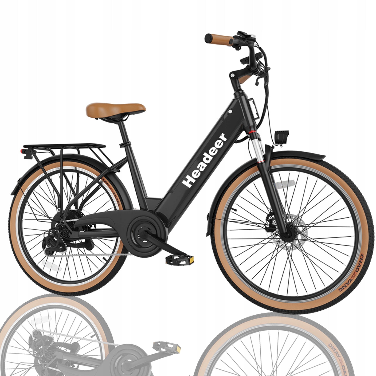 Electric Bikes HEADEER 250W 11.5Ah 25KM/H 60KM 26*1.95 Shimano-7S Foldability partially assembled, calibrated