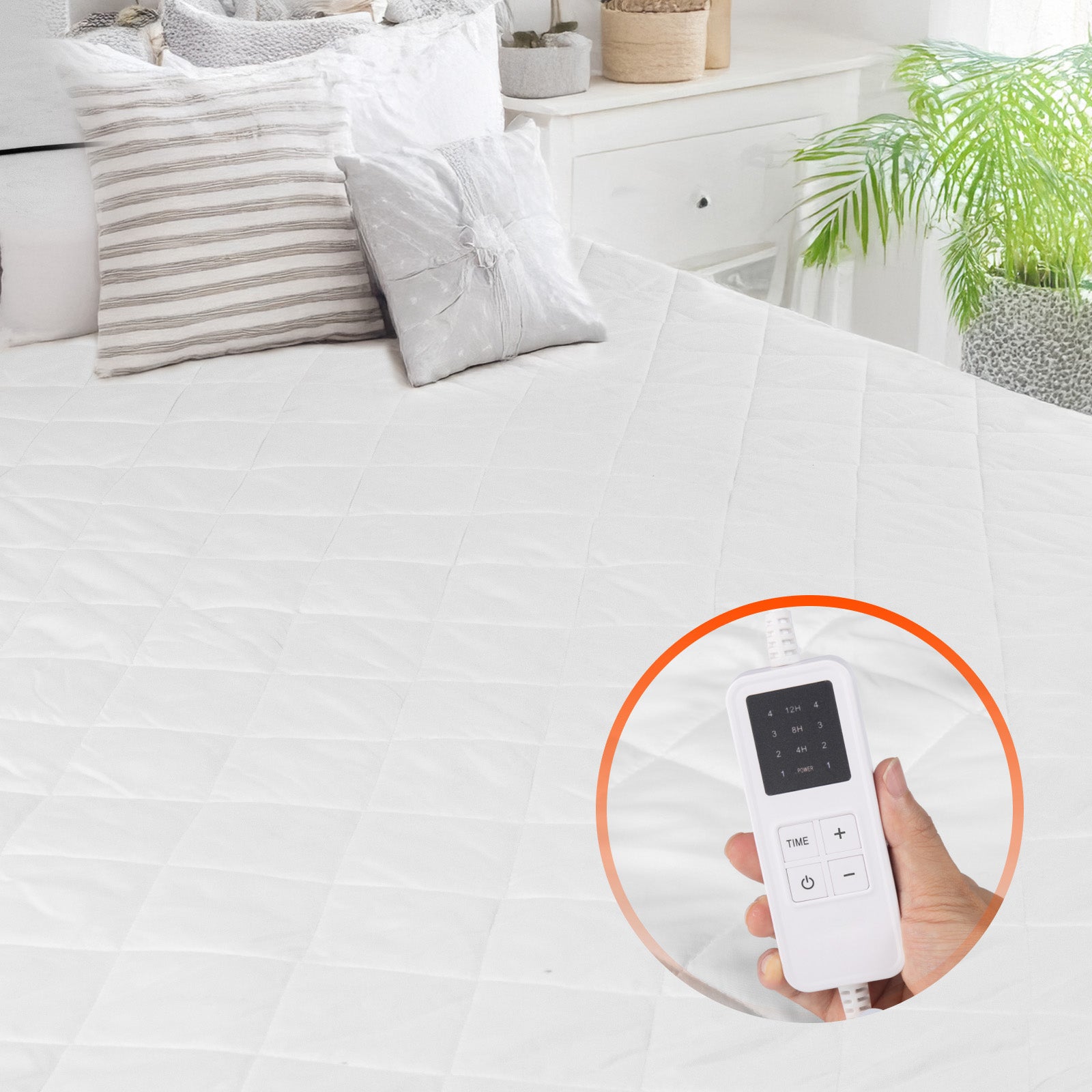 Electric Blanket 150x80CM 4 Levels Automatic Shutdown With Timer Manufacturer code DRTDT15080C