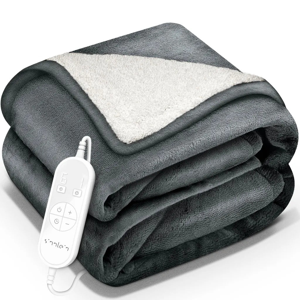 Electric Blanket 160x120 cm 120W 9 Levels Heating Timer