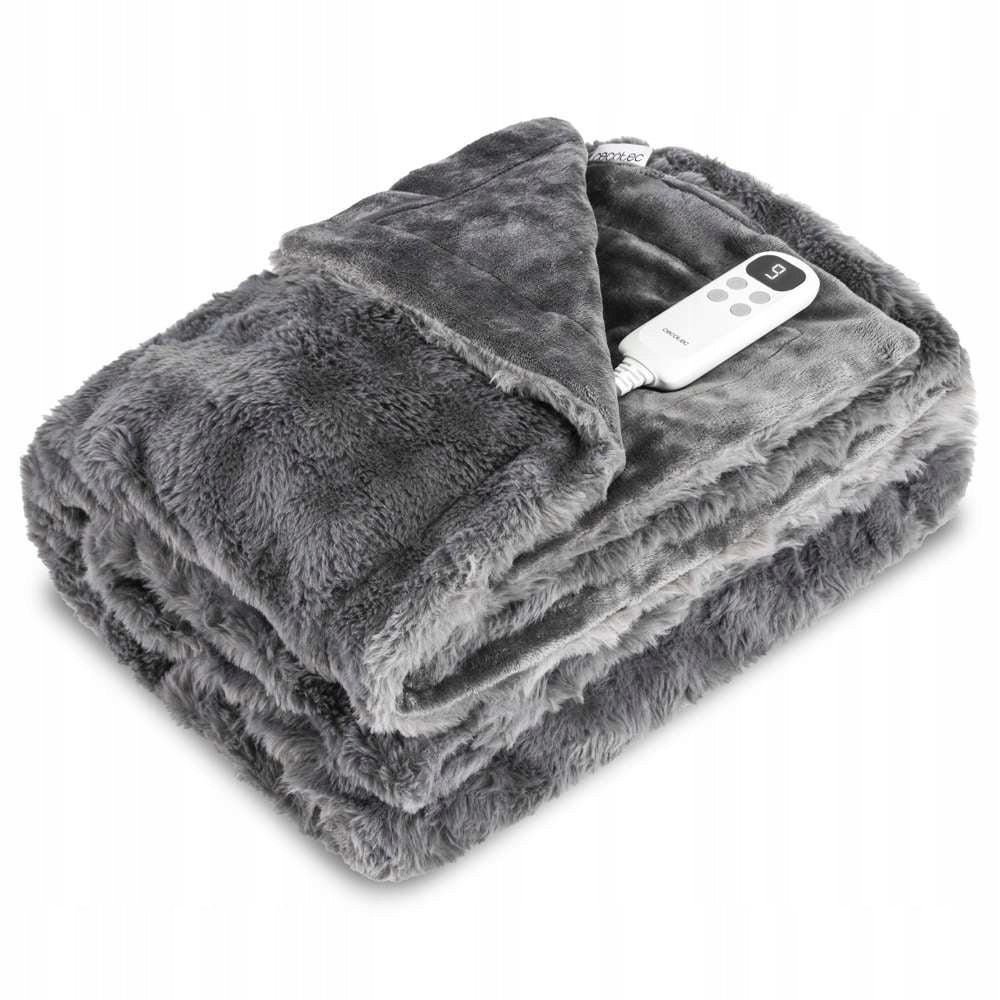 Electric Blanket Cecotec HeatConfort Noa (180 x 130 cm) 10 Levels Grey