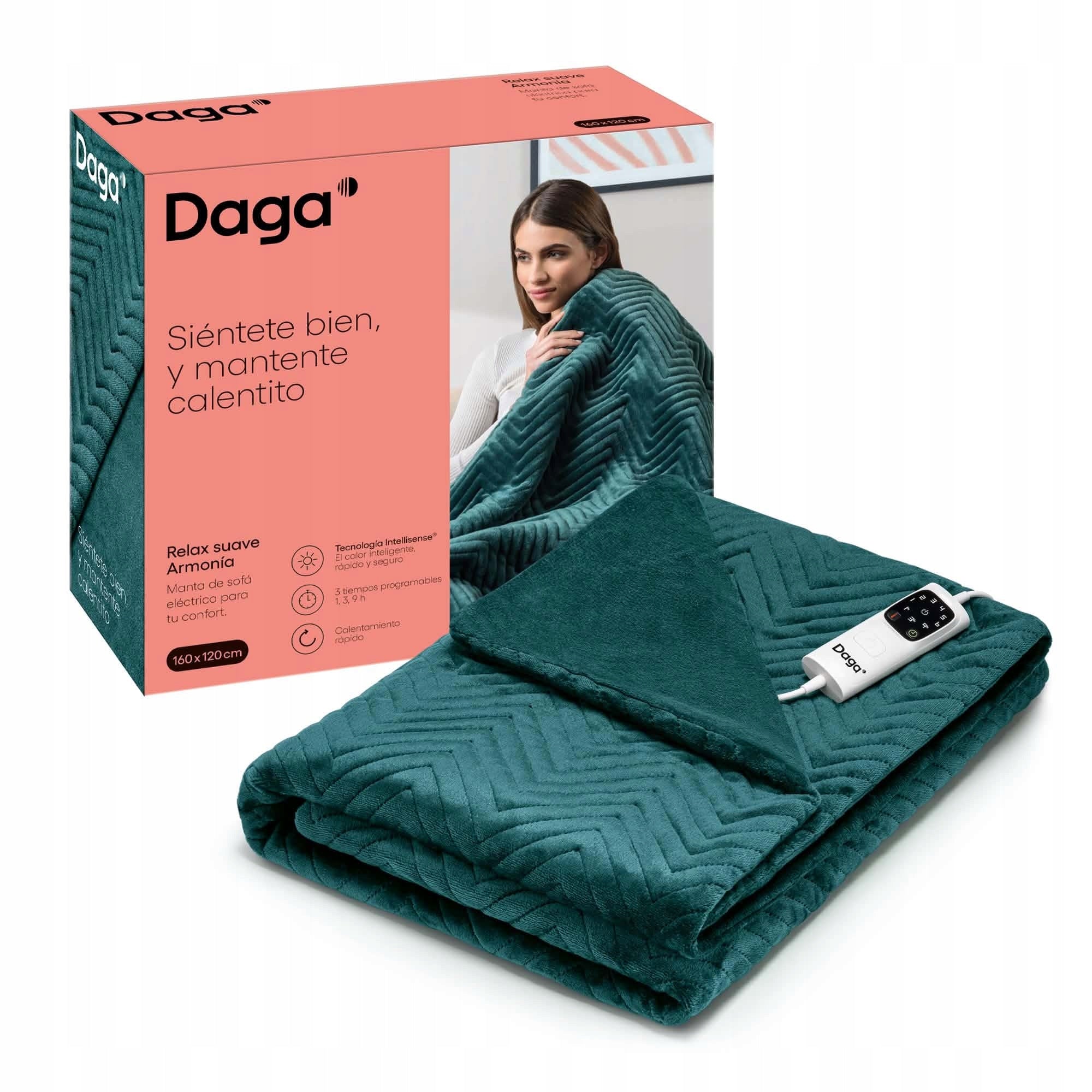 Electric Blanket DAGA Relax Suave Armonia 160x120 Packaging status original