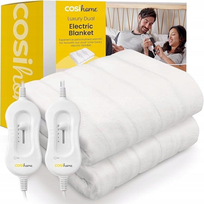 Electric Blanket Heated Cosi Home 160x137cm Dual Control CH-EB-D04