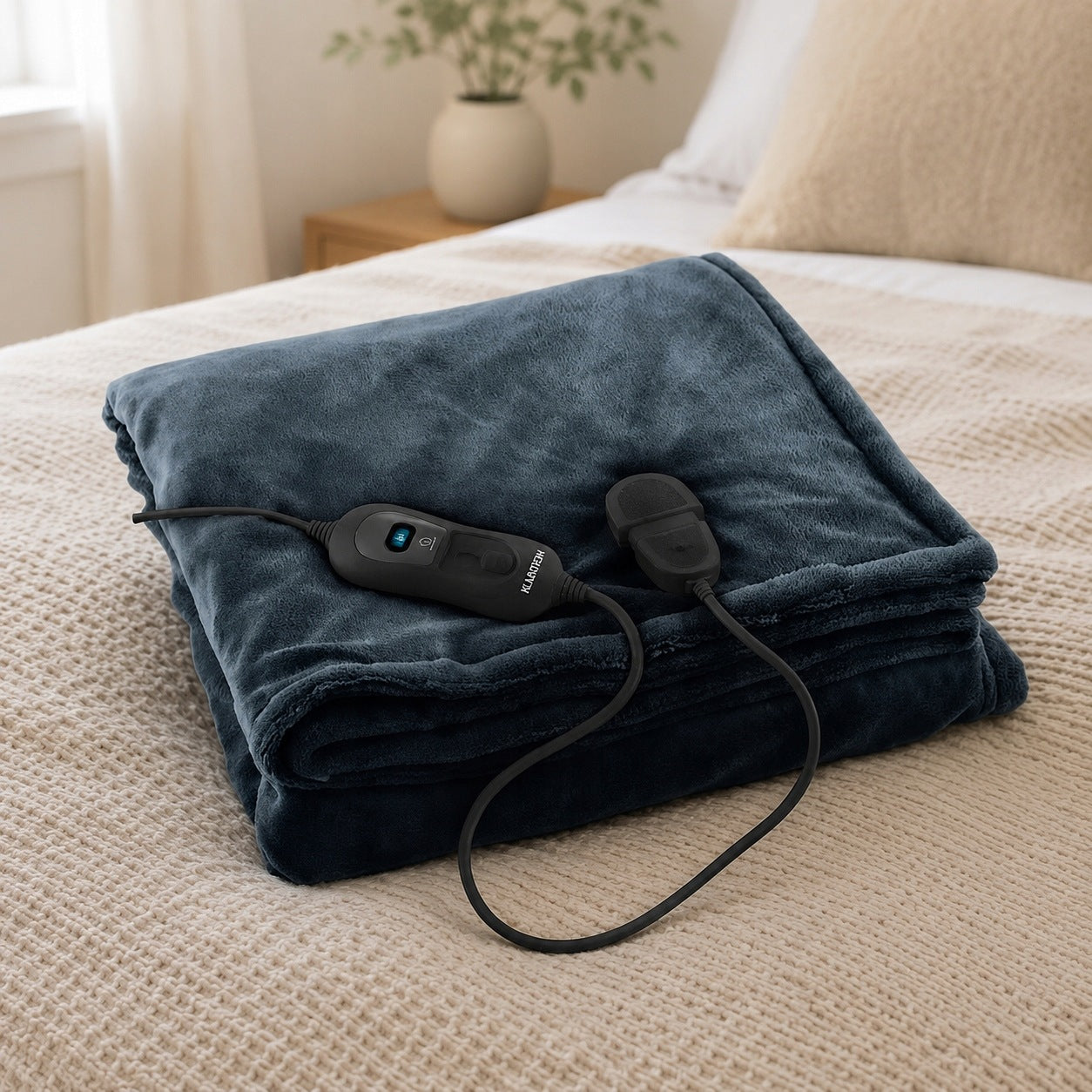 Electric Blanket Klarstein 10031581 XL Large Grey 130x180cm Control Panel Medical device no