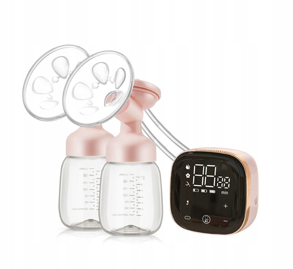 Electric Breast Pump Dual Wireless for Two Breasts 3 Modes