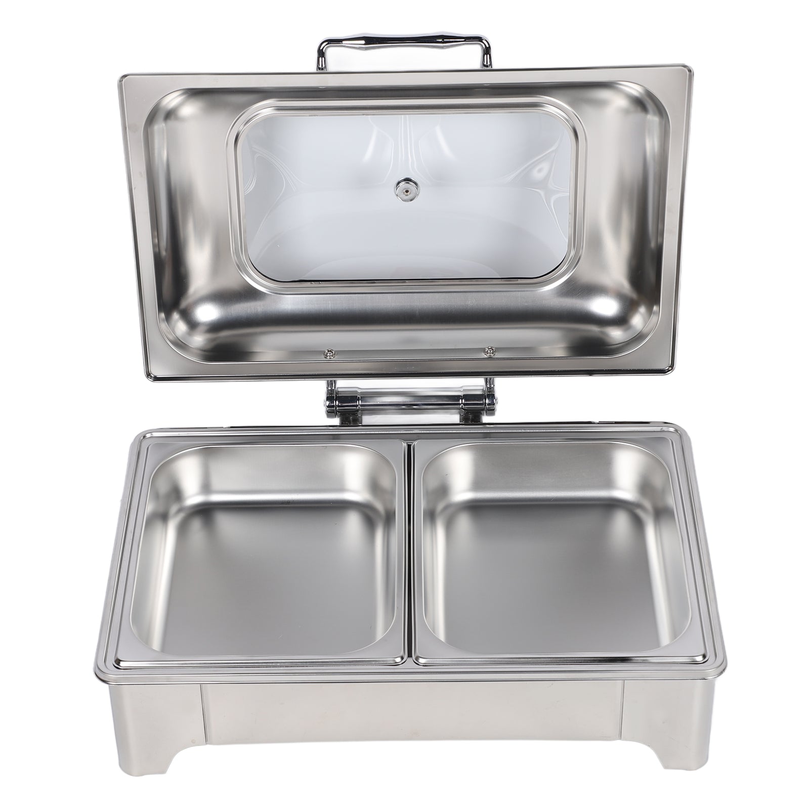 Electric Buffet Server With Visible Lid 9L 400W Steel 4X
