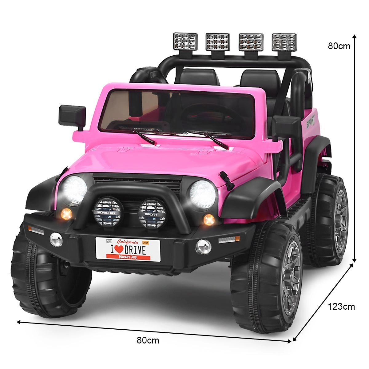 Electric Car SUV for Kids Battery Operated Car Brand Costway
