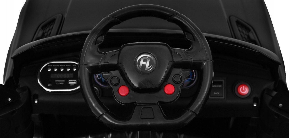 Electric Car for Kids Start Run + Remote Control + Safe SUV Color black