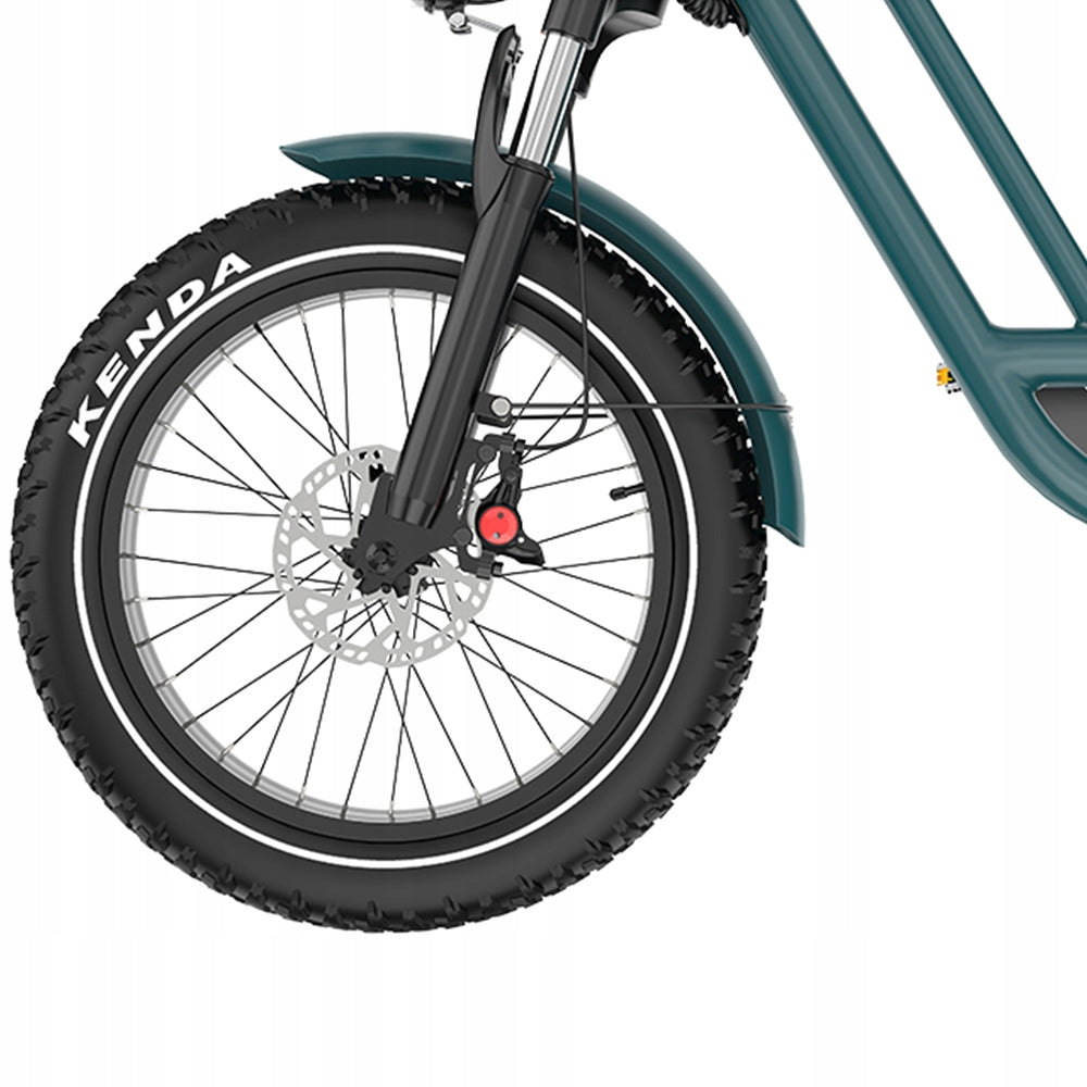 Electric Cargo Bike KOOLUX X7Pro 250W 48V 25Ah NFC Hydraulic Brakes Model z Aplikacją - NFC - zielony