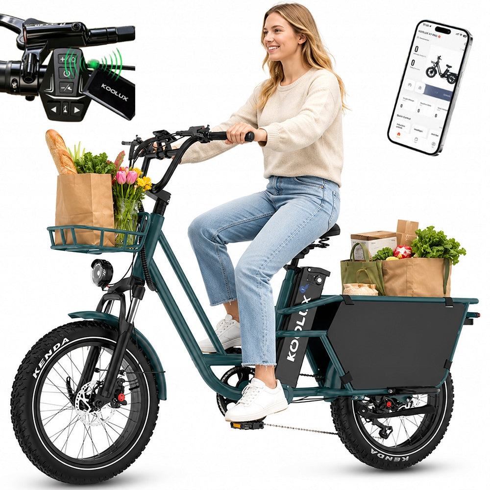 Electric Cargo Bike KOOLUX X7Pro 250W 48V 25Ah NFC Hydraulic Brakes