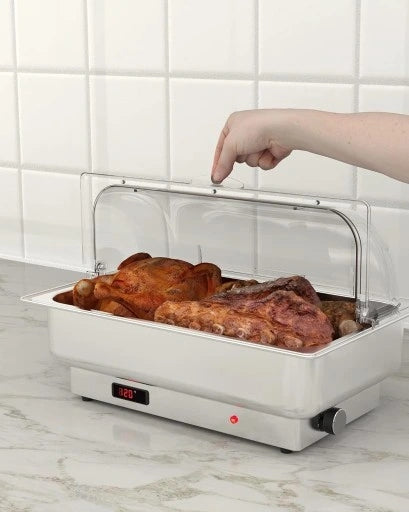 Electric Carrying Dish, Temperature Control, 1*1/1Pan+ Dominant color silver
