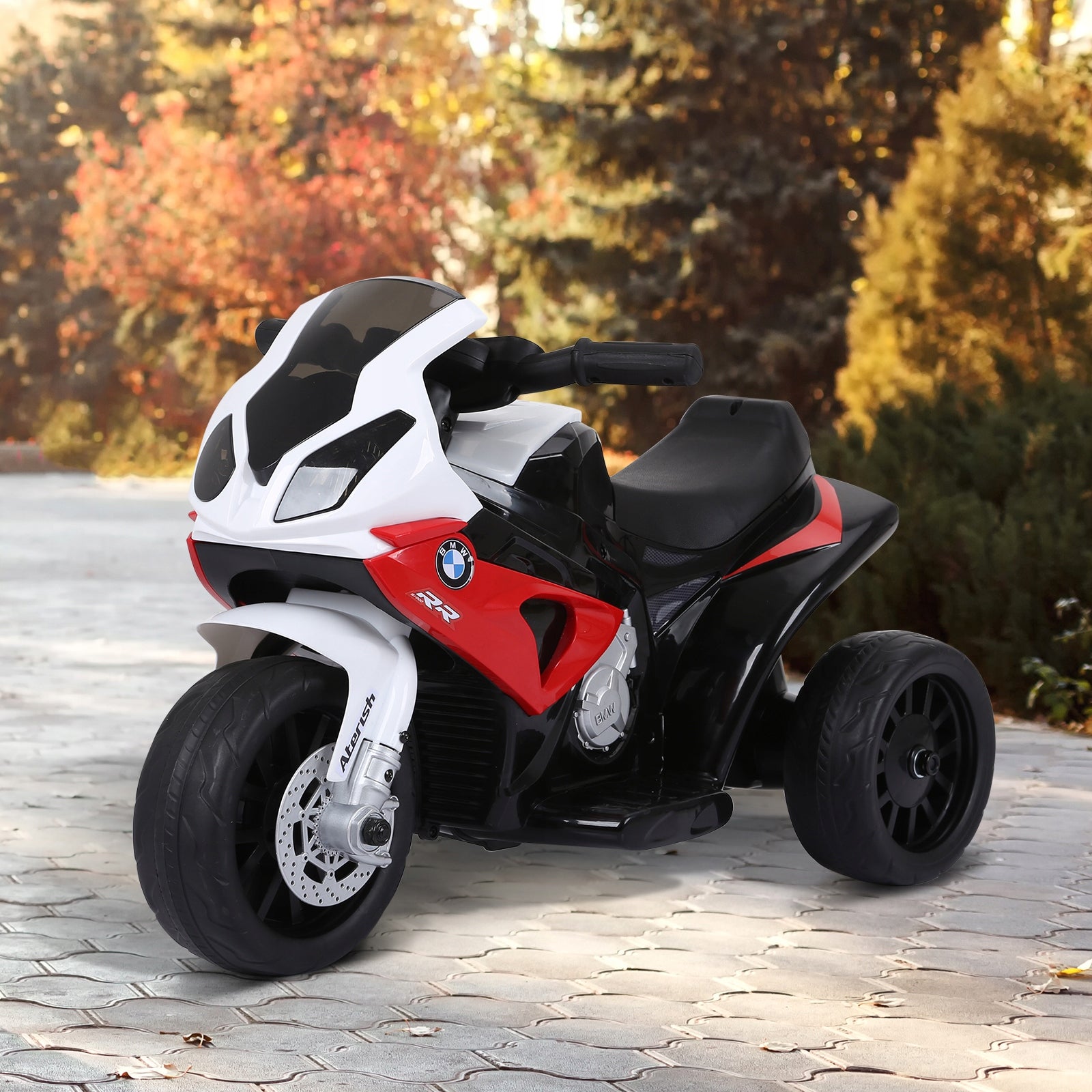 Electric Children's Motorcycle BMW S1000RR 6V Red Tricycle Brand Homcom