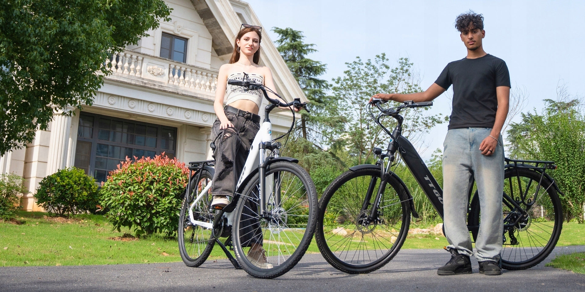 Electric Commuter Bikes TTGO THZ 28ST 250W 36V 20AH 120km 28"*1,75" Foldability partially assembled, calibrated
