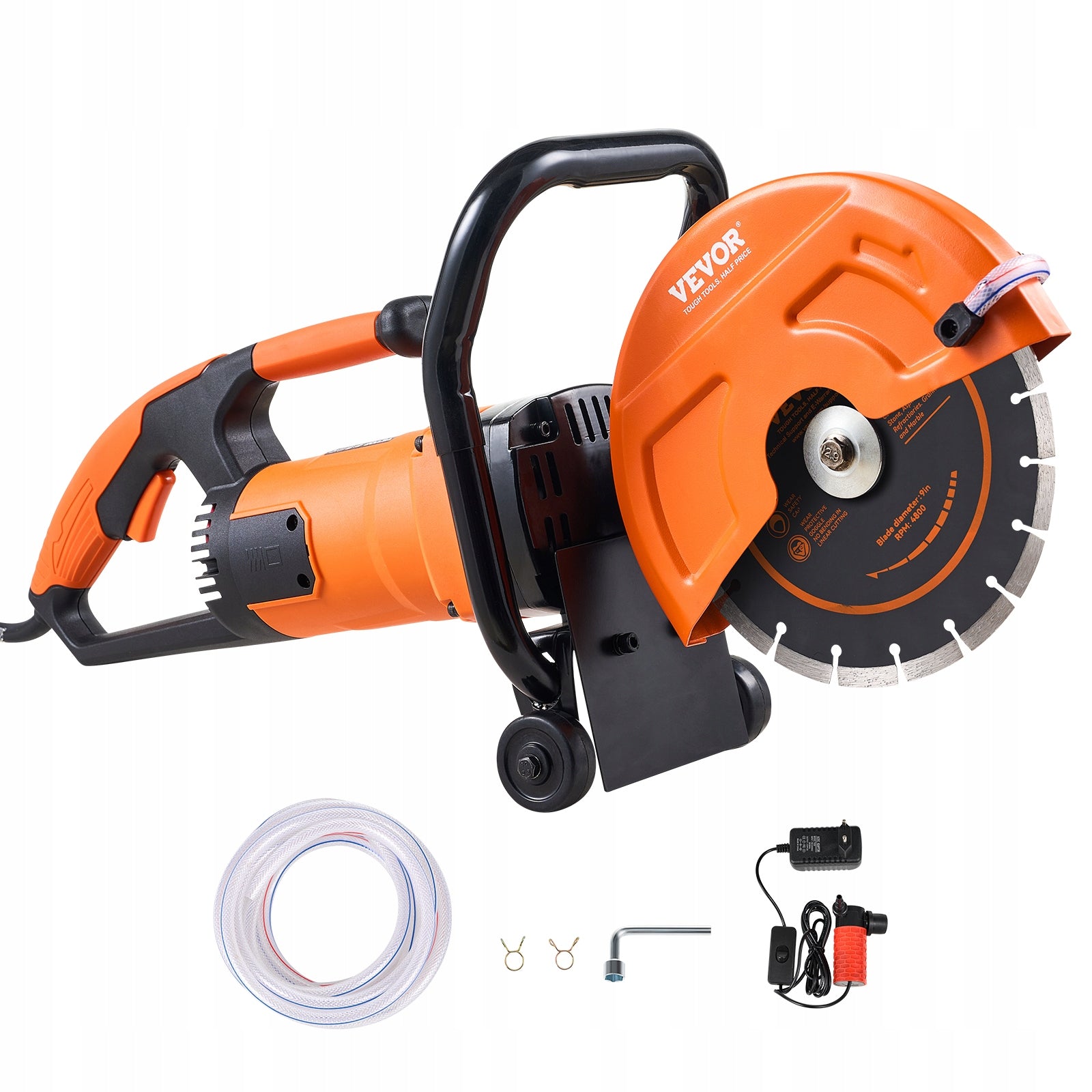 Electric Concrete Rusting Machine With Laser 2000W 89MM With Water Pump