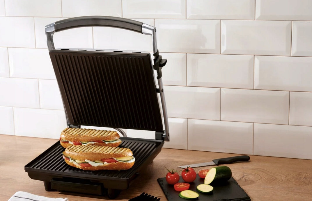 Electric Contact Grill Panini Toaster 2000 W SilverCrest SPM 2000 Model SPM 2000 E2