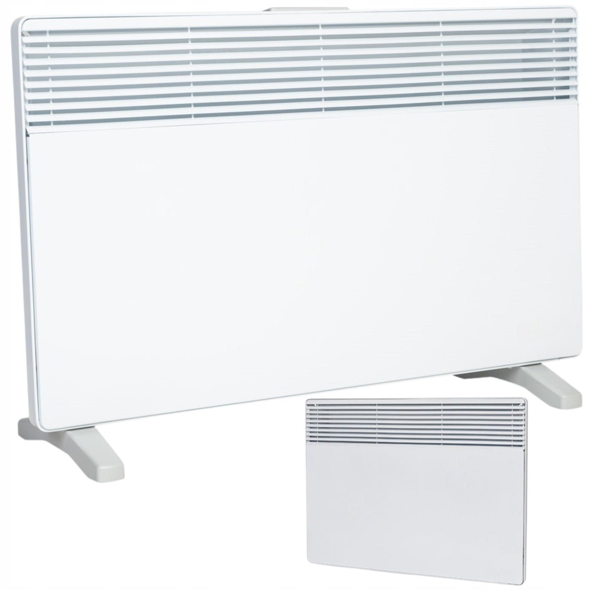 Electric Convector Heater Efficient 2000W White Energy Efficient