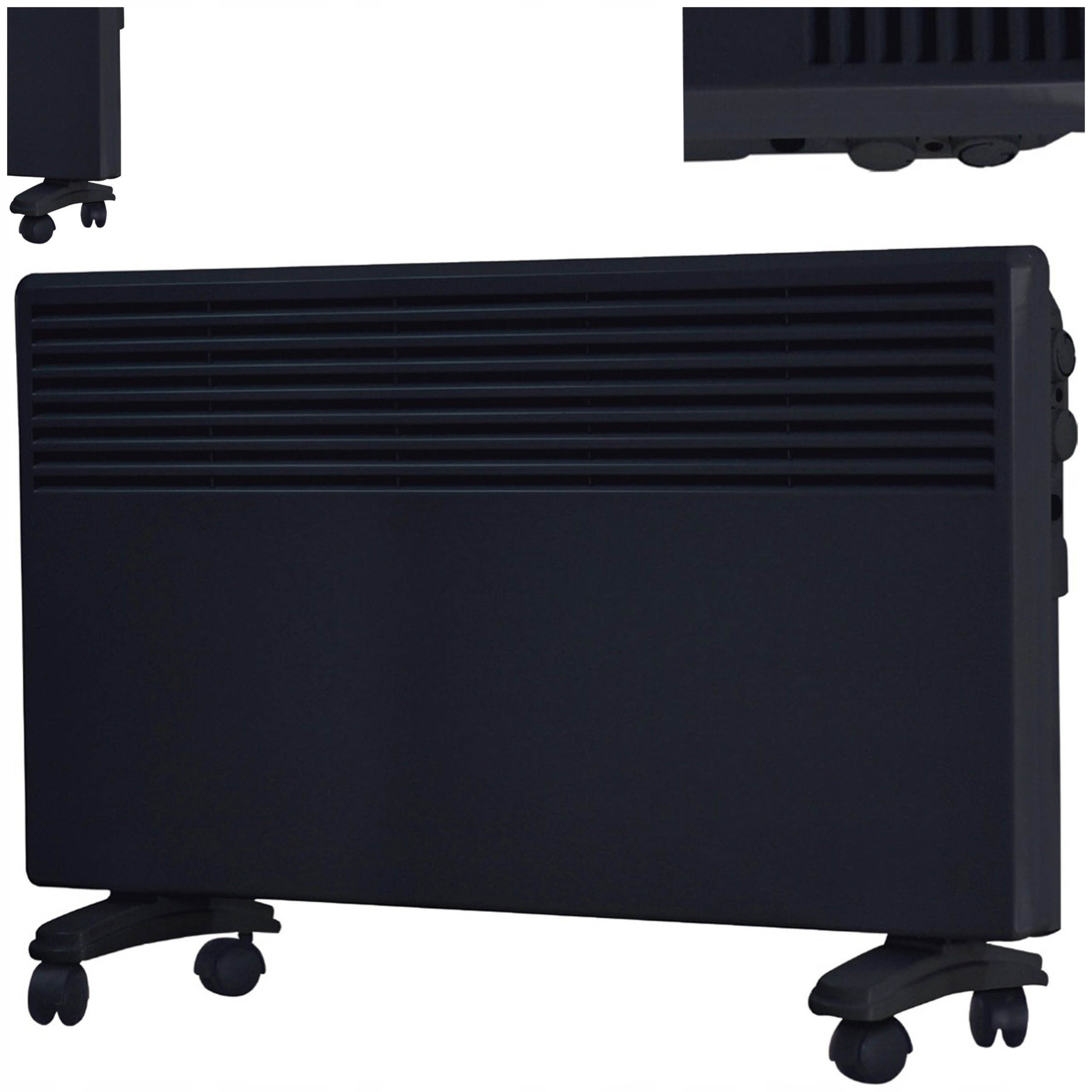Electric Convector Heater Powerful Convector2000W Heating Options Black Brand no brand