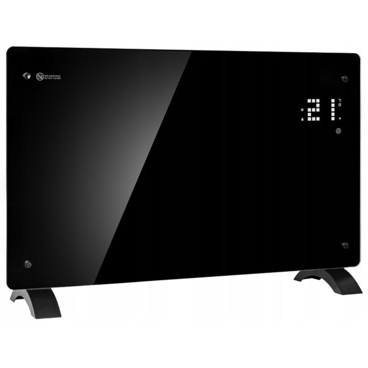 Electric Convector Heater Programmable Glass WiFi 2500 W Black Brand no brand