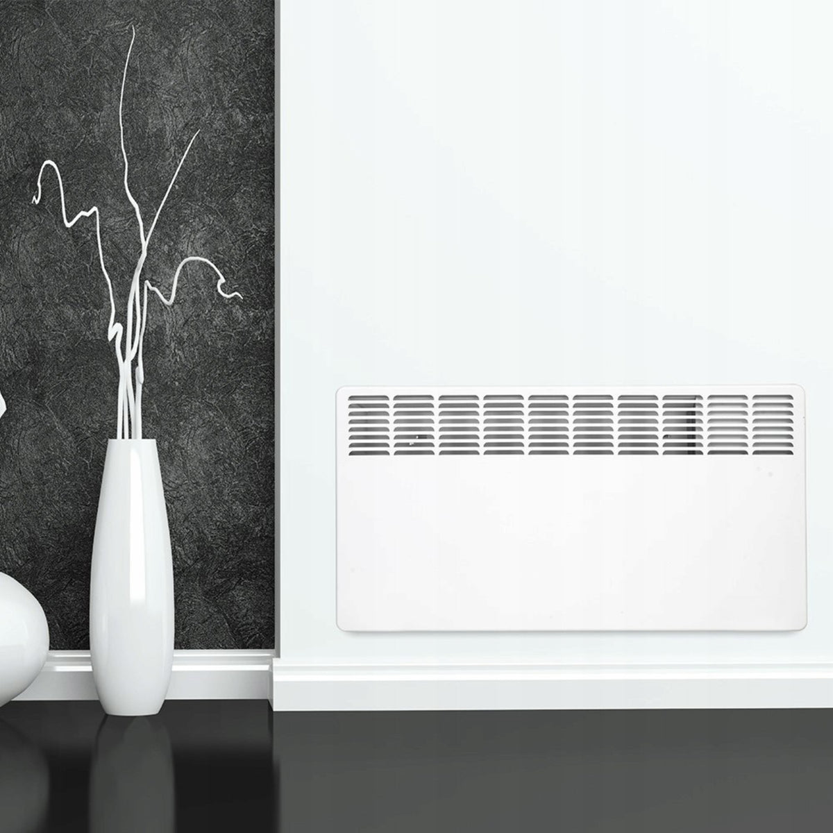 Electric Convector Heater with Touch Thermostat WiFi White 2000W Packaging status original
