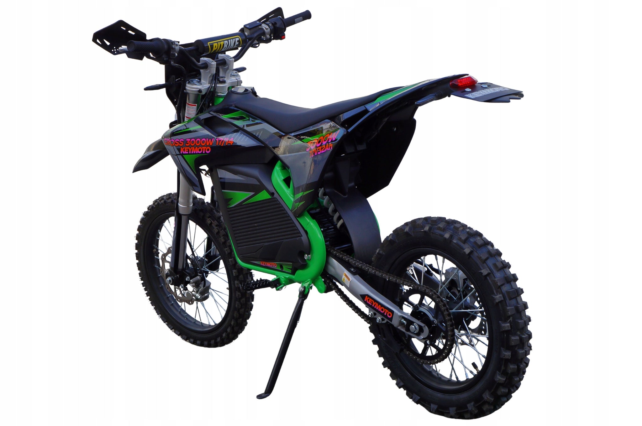 Electric Cross 3000W 72V 32Ah Keymoto Wheels 17/14 Inch Li-Ion LED Brand no brand