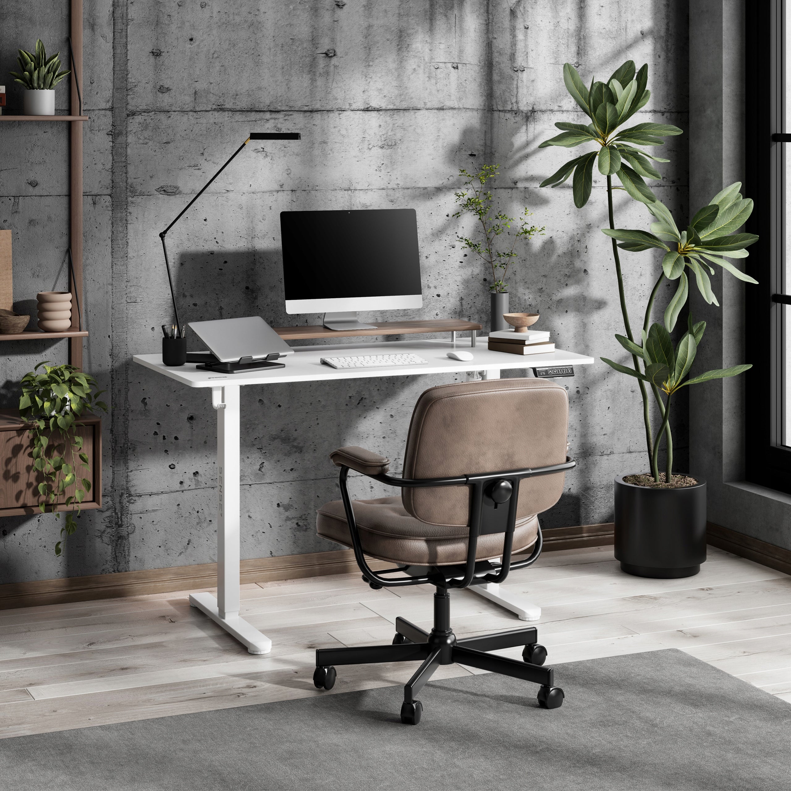 Electric Desk Adjustable 120x60cm Height Adjustment 72-118cm SENSE7 EAN (GTIN) 5902659847928