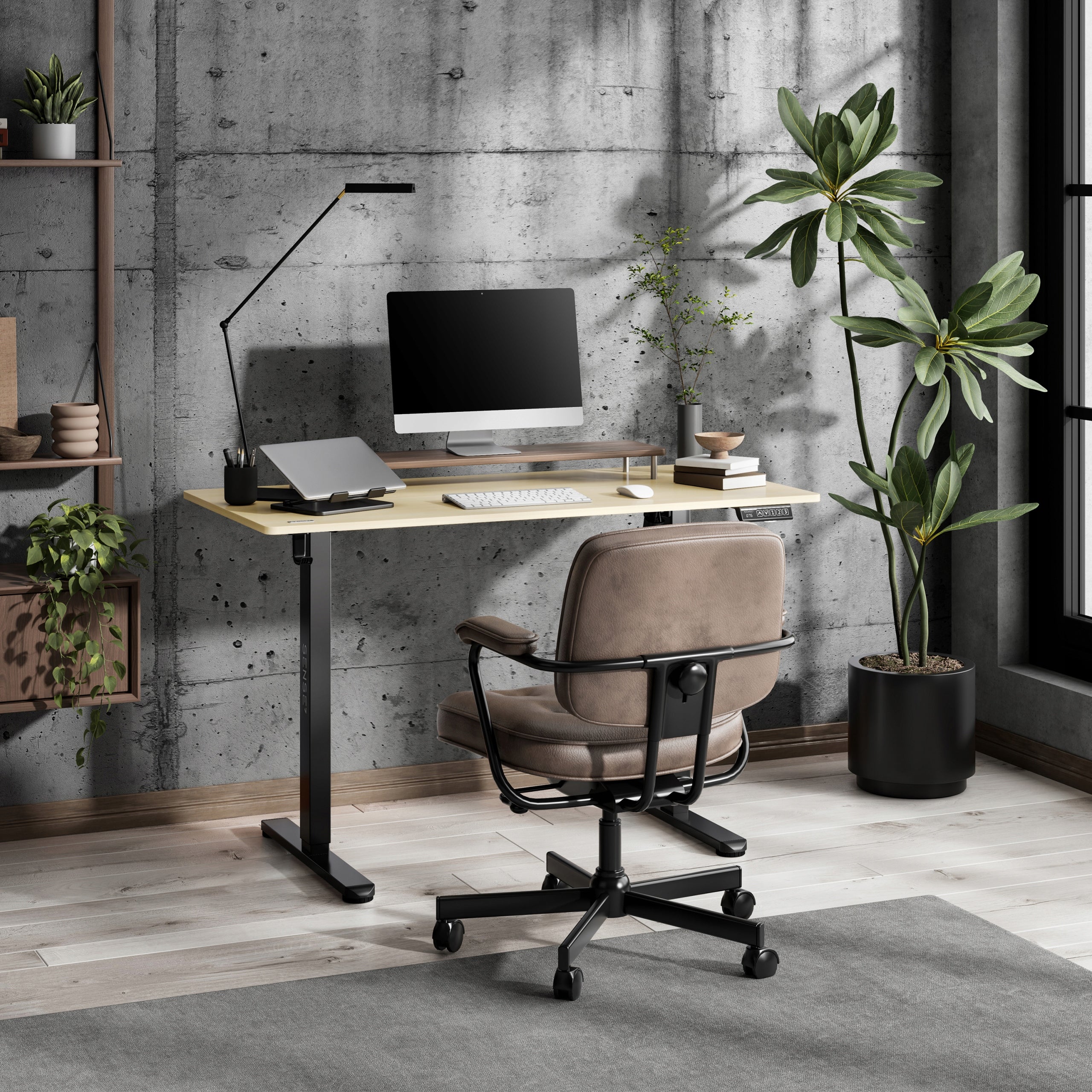 Electric Desk Adjustable 120x60cm Height Adjustment 72-118cm SENSE7 EAN (GTIN) 5902659847959