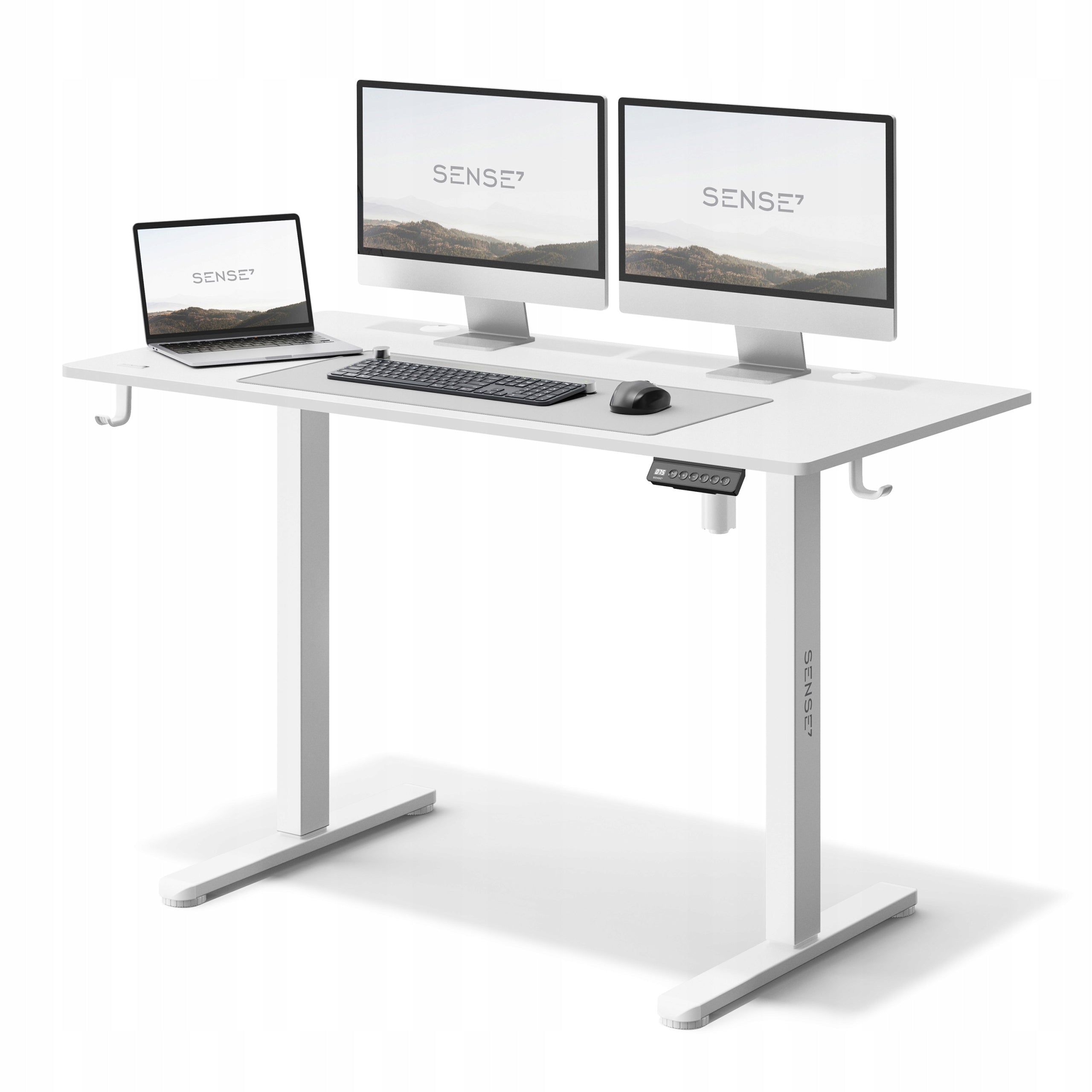 Electric Desk Adjustable 120x60cm Height Adjustment 72-118cm SENSE7