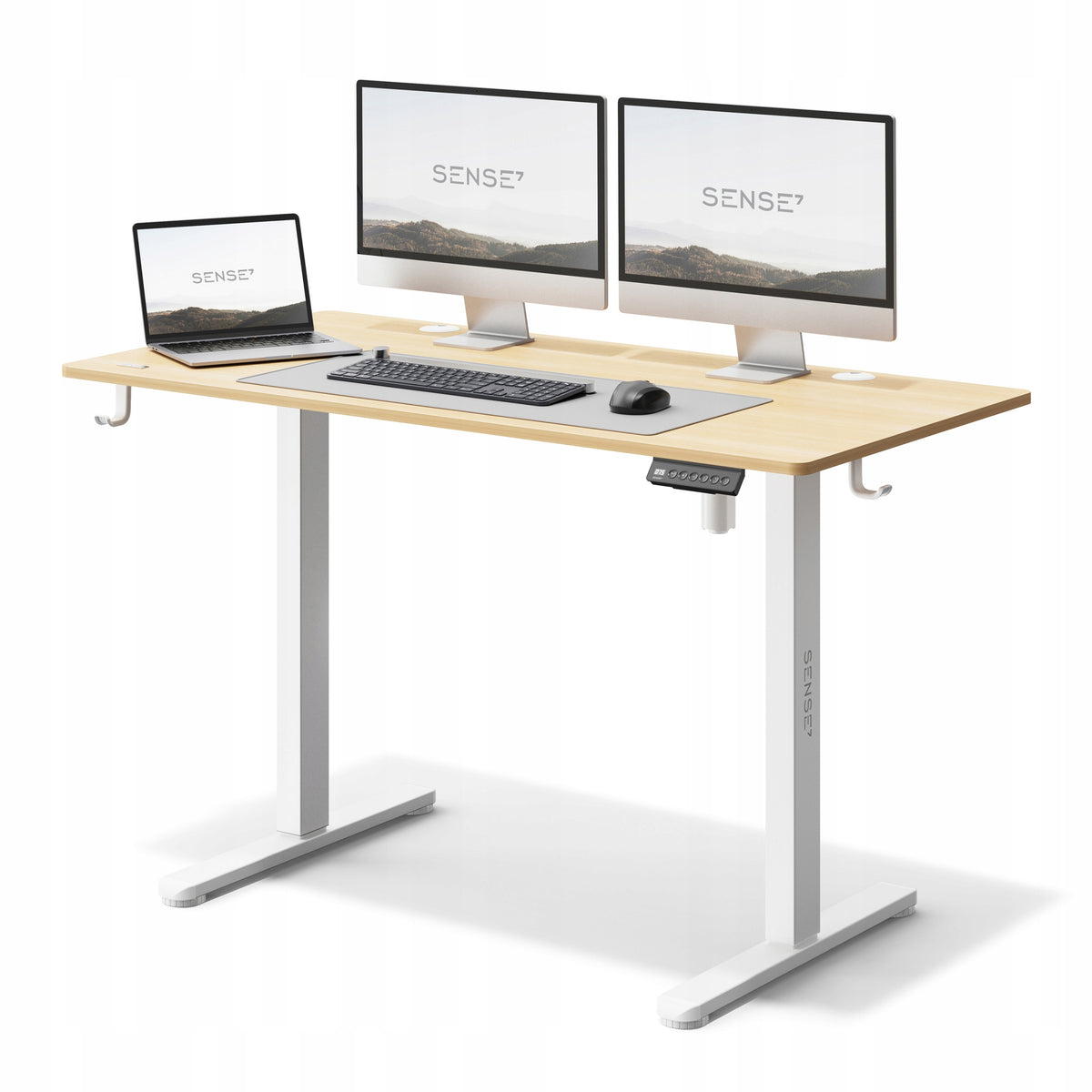 Electric Desk Adjustable 120x60cm Height Adjustment 72-118cm SENSE7