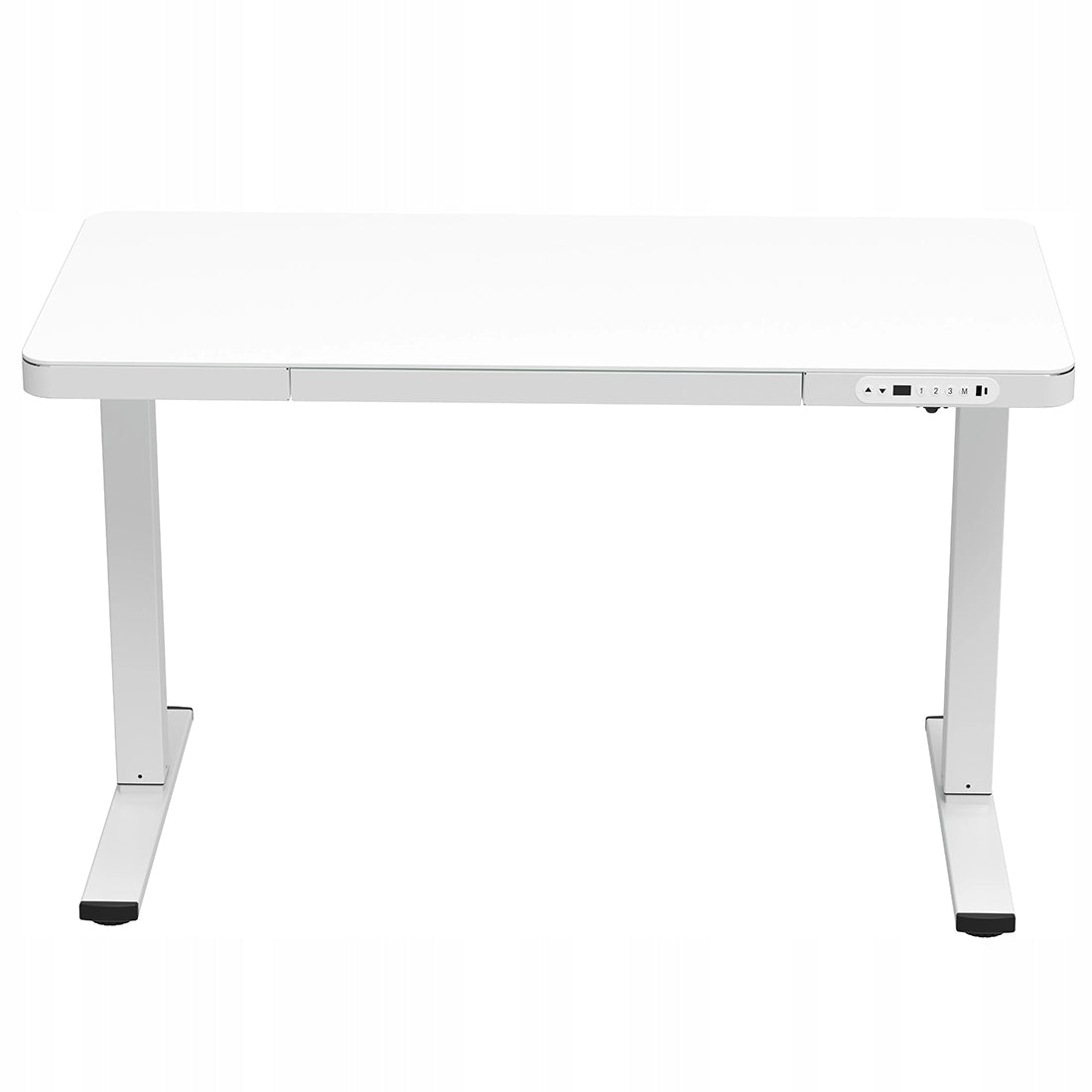 Electric Desk Adjustable 140x60cm Lifting capacity 80kg DRAWER USB-A/C white Manufacturer code SPEB128WW_140_60