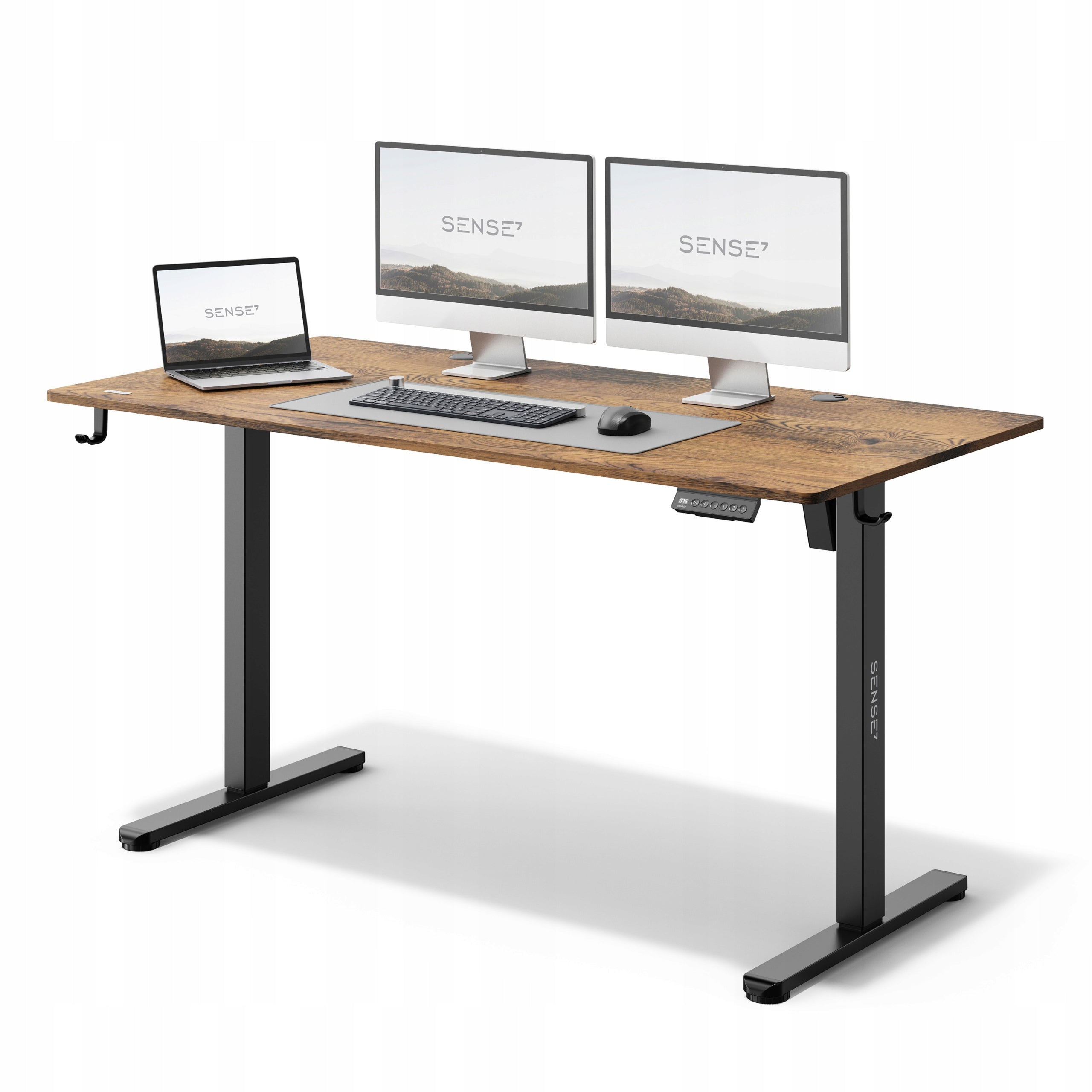 Electric Desk Adjustable 140x70cm Height Adjustment 72-118cm SENSE7