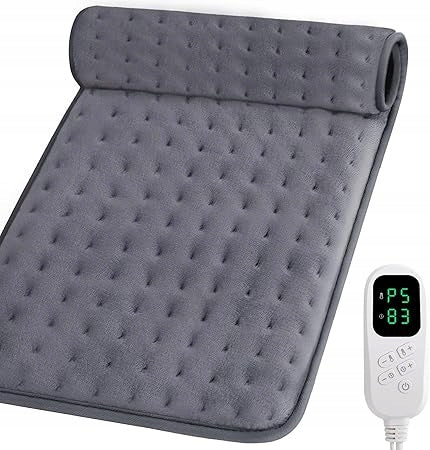 Electric Flannel Heating Pillow 30 x 60 (Grey)