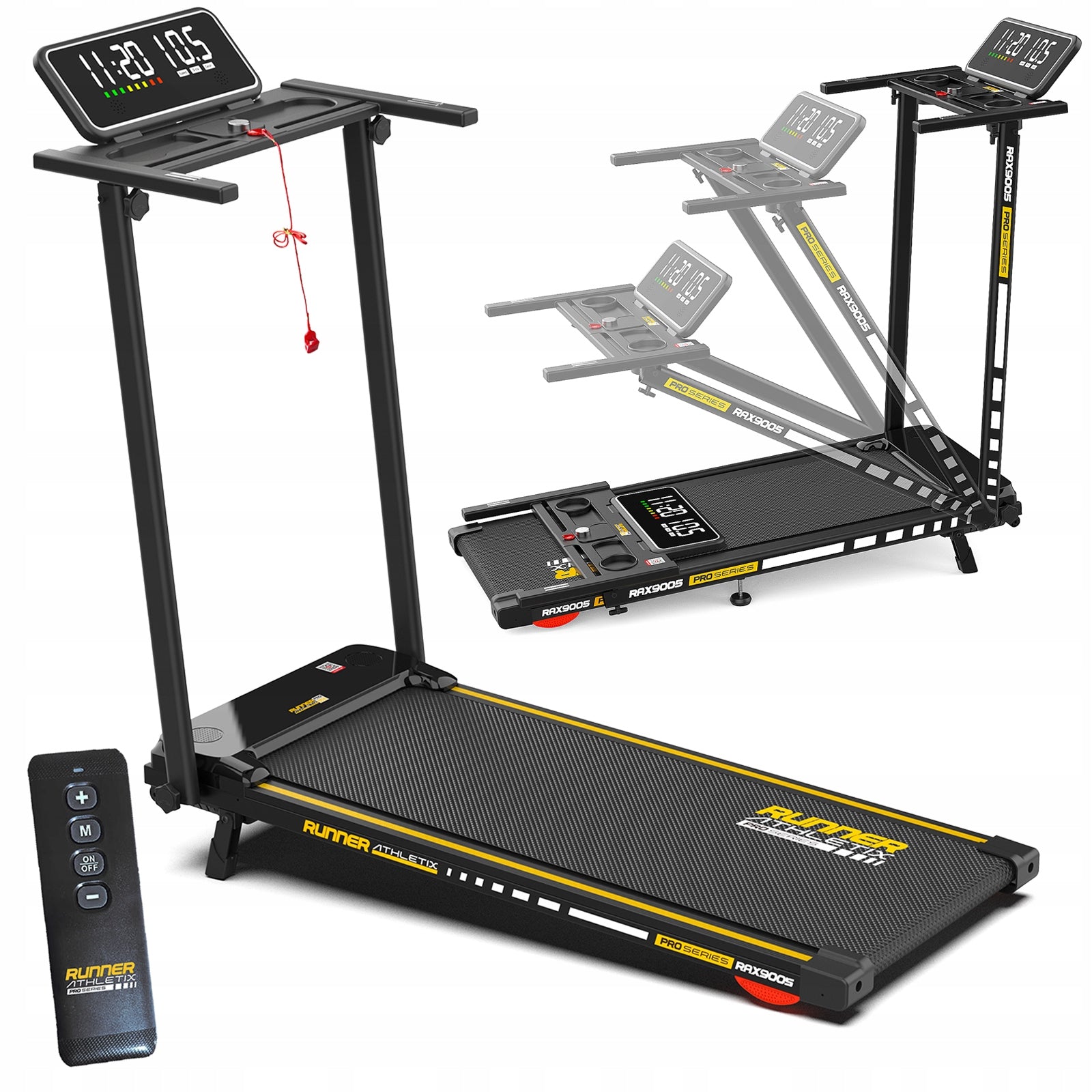 Electric Folding Treadmill 12kmh Quiet Rehabilitation Walkingpad RAX9005 Kind electric