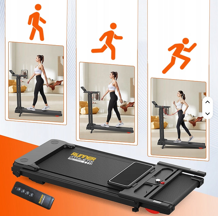 Electric Folding Treadmill 12kmh Quiet Rehabilitation Walkingpad RAX9005 Packaging status original
