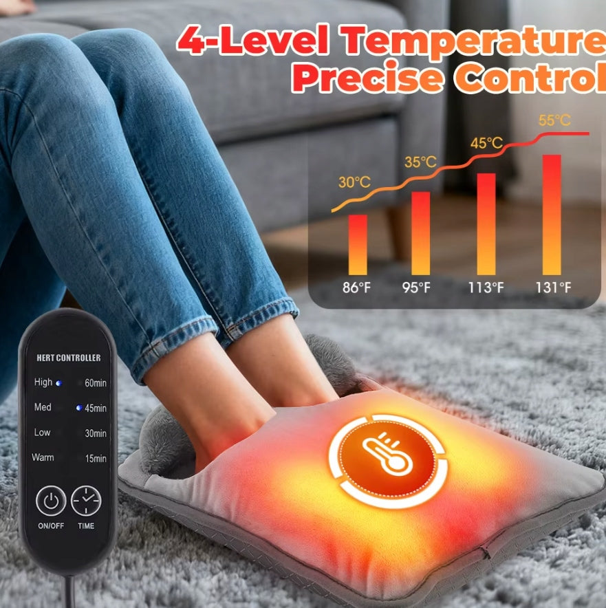 Electric Foot Heating Mat LEGS 4 LEVELS HEATING GIFT COLD Medical device no