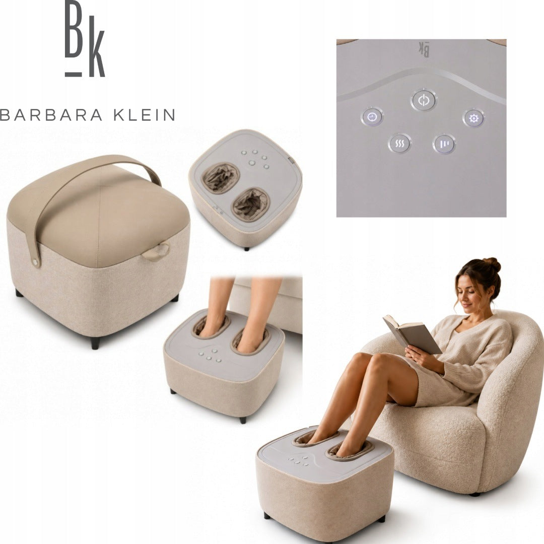 Electric Foot Massager Barbara Klein Shiatsu 3in1 With Heating