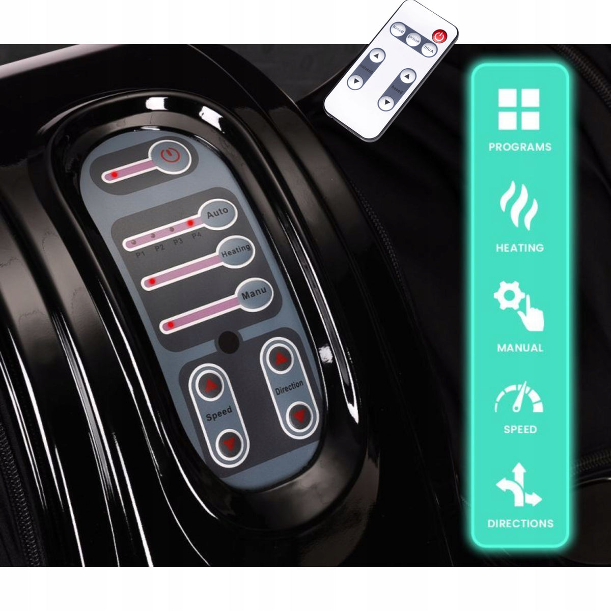 Electric Foot Massager with Heating Function and Remote Control for Gift Manufacturer code Masażer