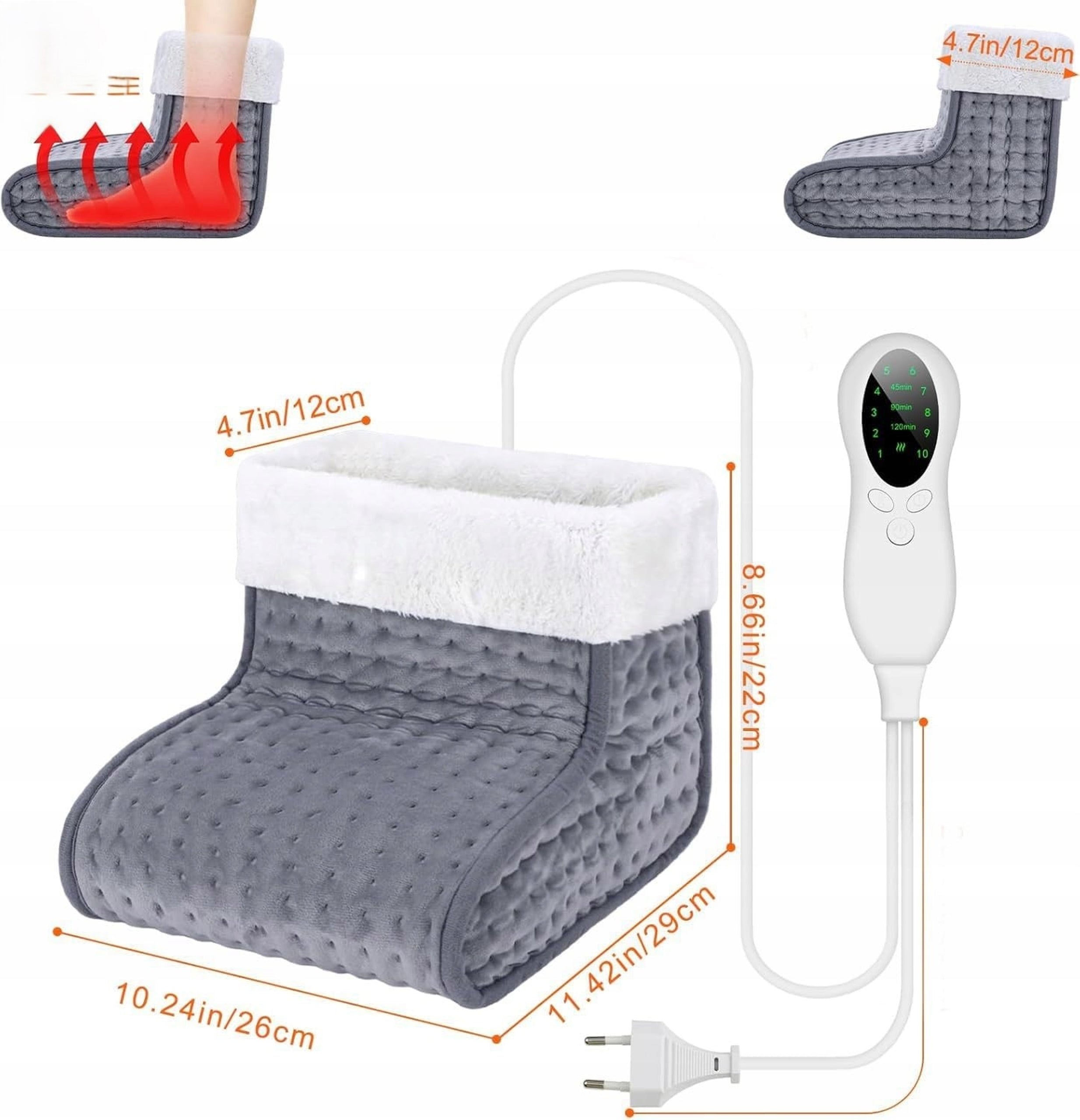 Electric Foot Warmer Leg Warmer BUT PILOT Soft 10 Levels Packaging status original