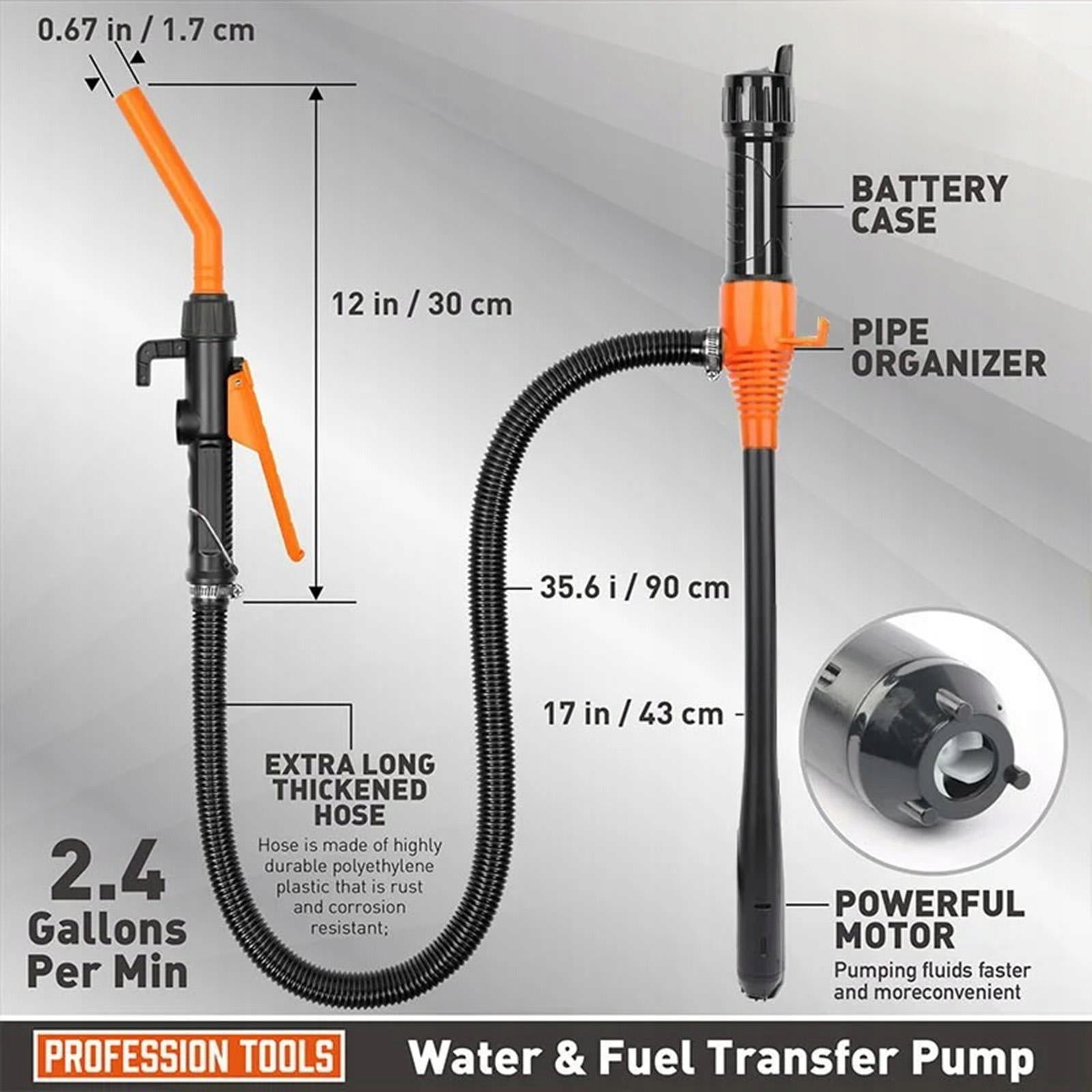 Electric Fuel Transfer Pump Convenient Easy to Use No Adapter Brand no brand
