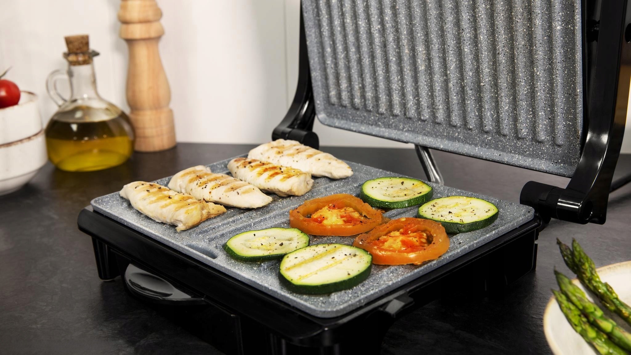 Electric Grill Contact Cecotec Rock'nGrill 1500 Rapid 1500W Silver Manufacturer code 03065